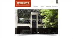 Desktop Screenshot of mambertopropiedades.com